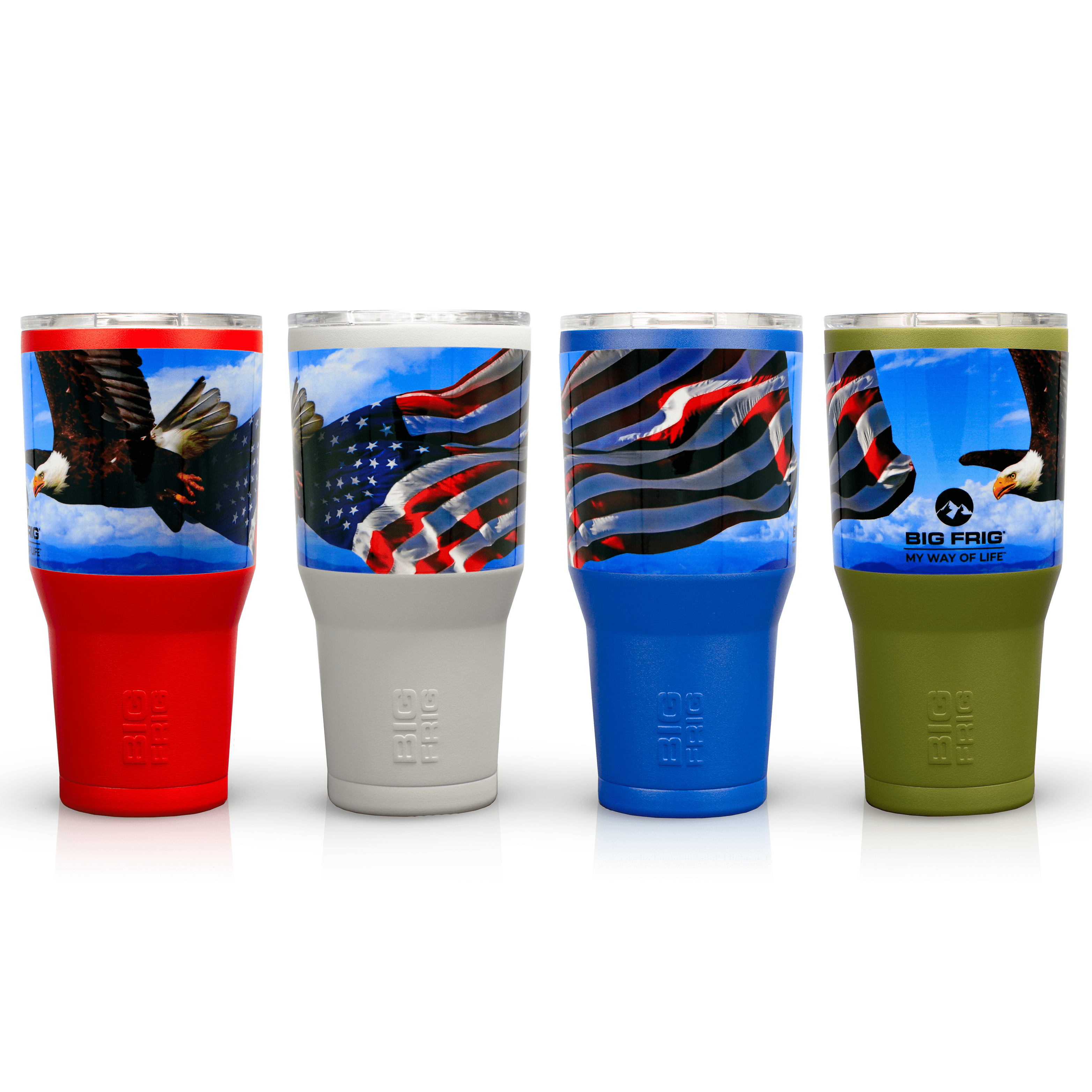 American Flag Bald Eagle Freedom Stainless Steel 30 oz Tumblers American Flag Bald Eagle Freedom Stainless Steel 30 oz Tumblers