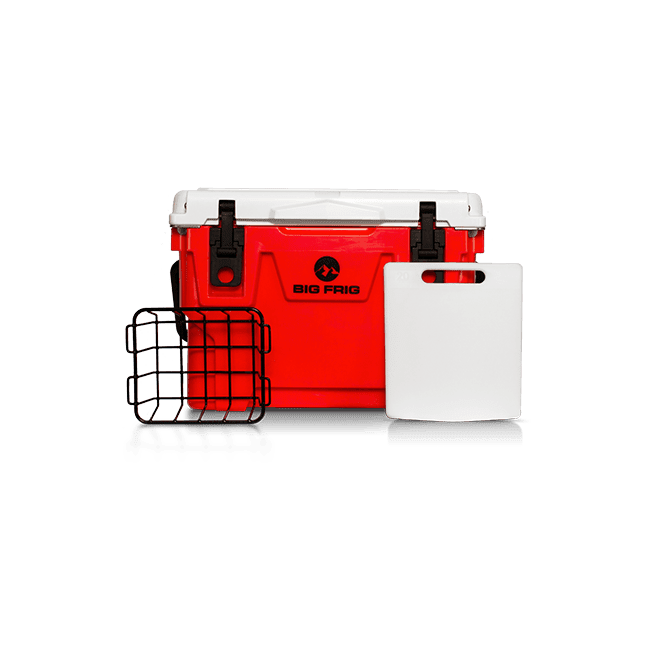 20 qt Red & White Badlands Cooler