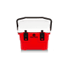 10 qt Red & White Badlands Cooler