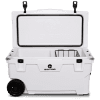 70 qt White Badlands Cooler with Wheels